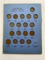 (5) Canadian Small Cents