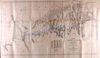 c.1852 Utah Territory Wagon Routes Map
