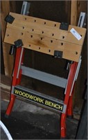 Folding Portable Workbench With Vise