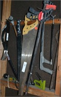 Saws, Pry Bars, Clamp, Machete and More