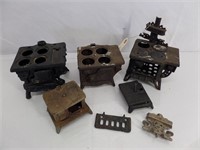 Lot of Misc. Cast Iron Toy Stove Parts