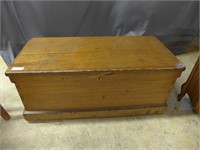 19th Century slab blanket chest primitive