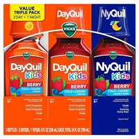 Vicks DayQuil & NyQuil Kids Berry Cold Combo $54