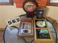 Assorted Liquor Wall Clocks