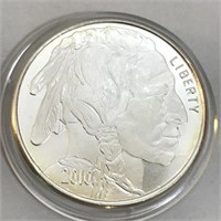 2010 Indian/Buffalo One Ounce Silver Round