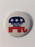 Reagan Bush Vintage Campaign Pin