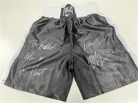 Autograph COA Boxing Shorts Mike Tyson