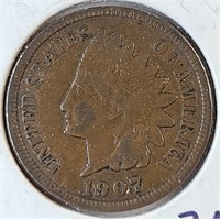 1907 USA Indian Head Cent
