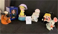 Mixed lot figurines