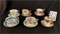 6 Royal Albert tea cups