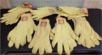 Lot of new kevlar gloves X 7 pairs size 9
