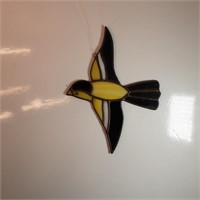 Stained glass bird