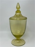 Fostoria Canary Glass Apothecary Jar