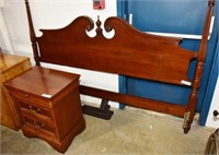 LEXINGTON KING SIZE HEADBOARD W/CALIFORNIA RAILS