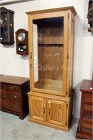 Oak Gun Cabinet: