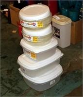 Lot Of New Rubbermaid Serve & Save Containers