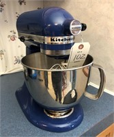 Kitchen Aid Mixer Artisan Blue 325 Watt w/ extras