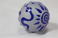 An Unsigned Fellerman and Raabe Glass Ball