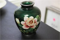 A Sterling Japanese Silverwire Vase