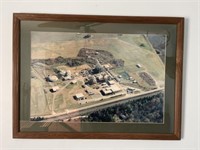 Framed  Aerial Photograph