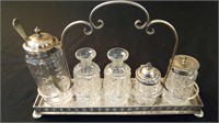 Maple & Co. Silver Plated Condiment serving set