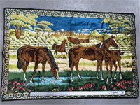 Tapestry Horse Wall Decor
