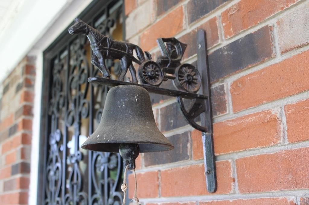 Vintage Cast Iron Outdoor Bell
