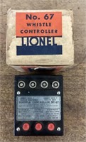 Lionel whistle controller No. 67