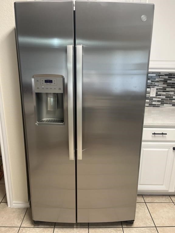 GE Side-By-Side Stainless Steel Refrigerator