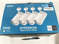 4 fixtures, Hyperikon LED 38W 3000K track light