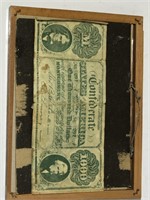 Confederate $1000 dollars framed