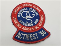 1986 Actifest Patch