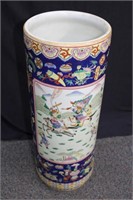 24½"H Ceramic Asian Umbrella Stand