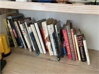 Shelf of Vintage Books
