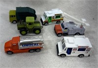 Lot Of 6 Toy Cars Loose