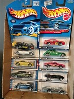 Flat of Hot Wheels