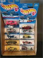 Flat of Hot Wheels