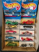 Flat of Hot Wheels