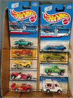 Flat of Hot Wheels