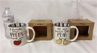 Glory Haus Apples & Pear Friend Mugs - 2