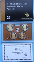 2012 PROOF PRESIDENT DOLLAR SET KEY DATE