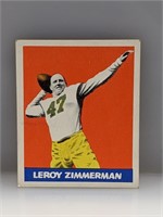 1948 Leaf #32 Leroy Zimmerman Yanks Quarterback