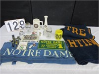 Group of Notre Dame Memorabilia