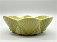 Shawnee Pottery Pale Green Clamshell Bowl