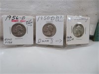 3 Silver Error Quarters