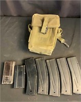 43 Cal. Ammo w/ 7 Magazines & U.S. Ammo Pouch