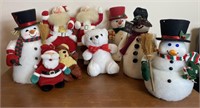 Santa, Snowmen, and Teddy Bears