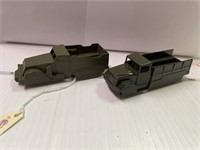 2 Die Cast Midge Toy Military Vehicles