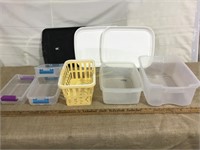 Plastic totes and misc lids