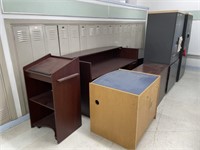School Surplus Room - Rows of Assorted Items